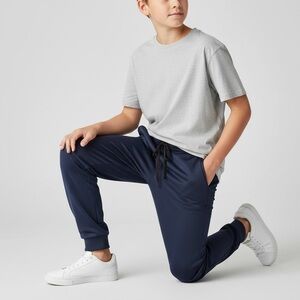 Carter’s Boys Blue Tapered Joggers Size 12 Elastic Waist Drawstring Pants